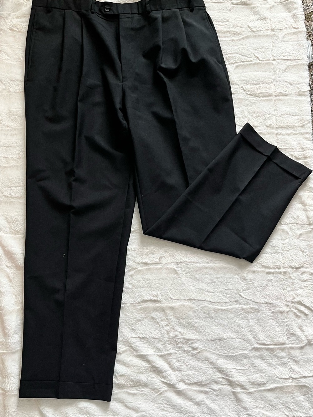 Ralph Lauren Black Pleated Dress Pants